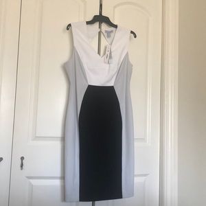 Dylan Gray black,white&grey color-block dress sz12